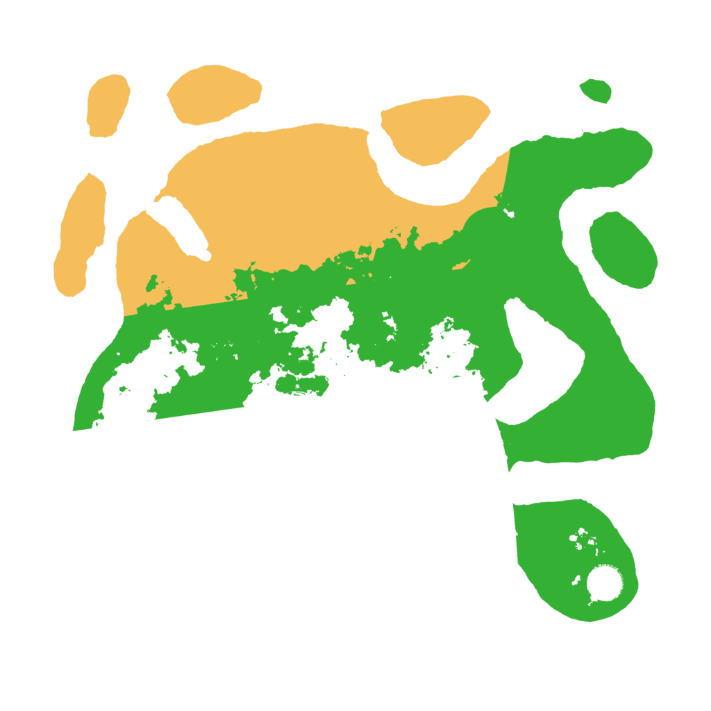 Biome Rust Map: Barren, Size: 3500, Seed: 231302