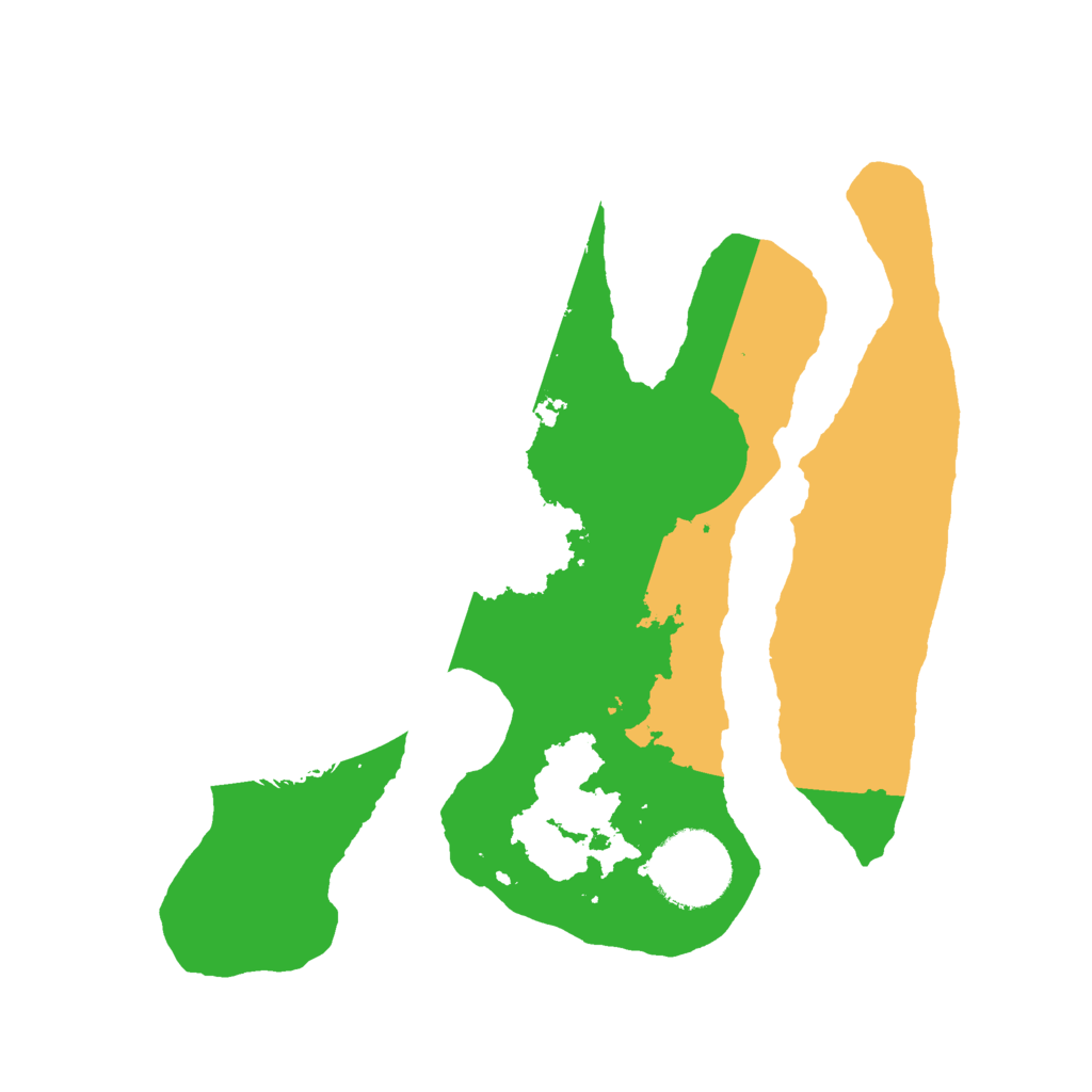 Biome Rust Map: Barren, Size: 2500, Seed: 1190236