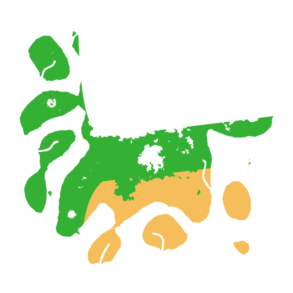 Biome Rust Map: Procedural Map, Size: 3200, Seed: 4248