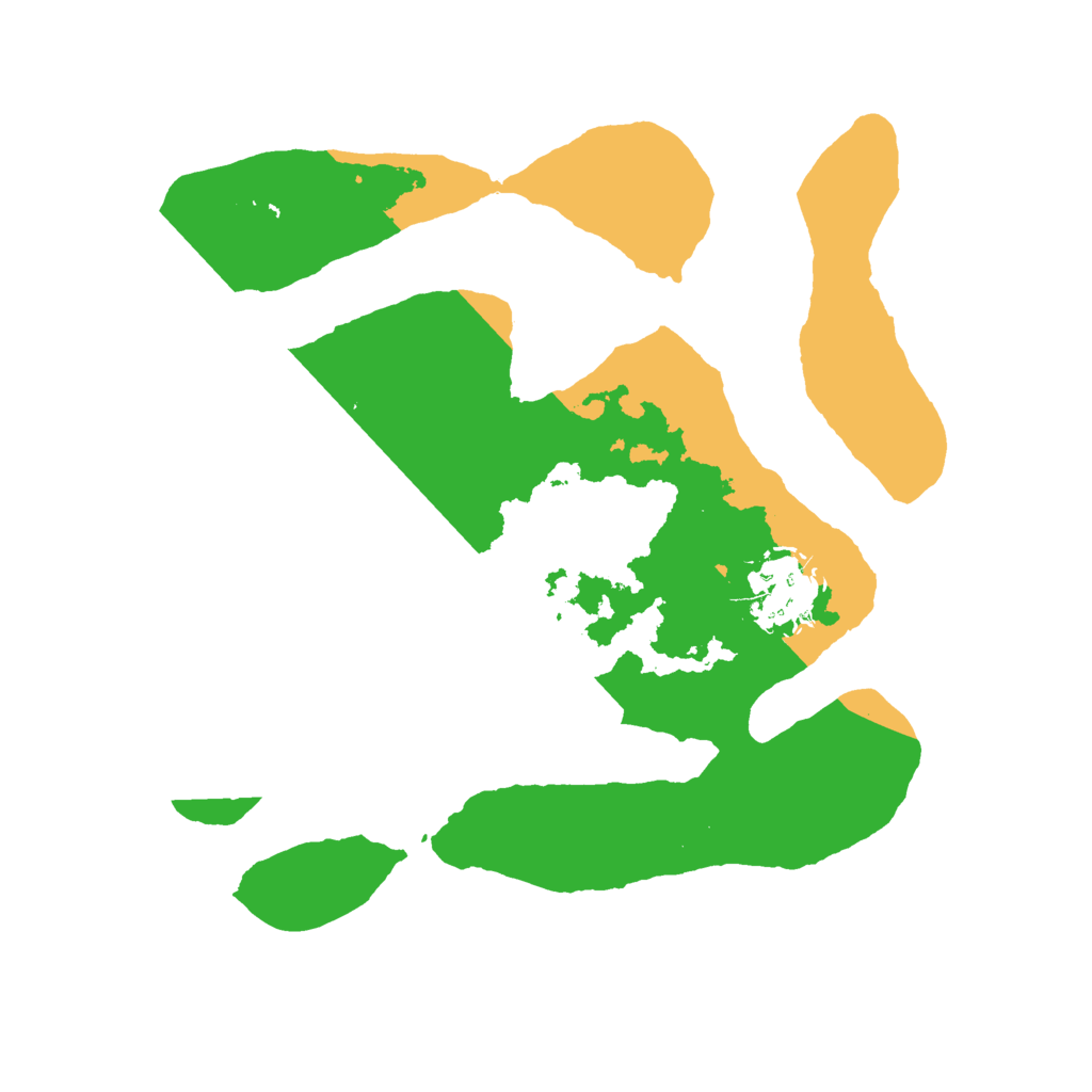 Biome Rust Map: Barren, Size: 2500, Seed: 6374067