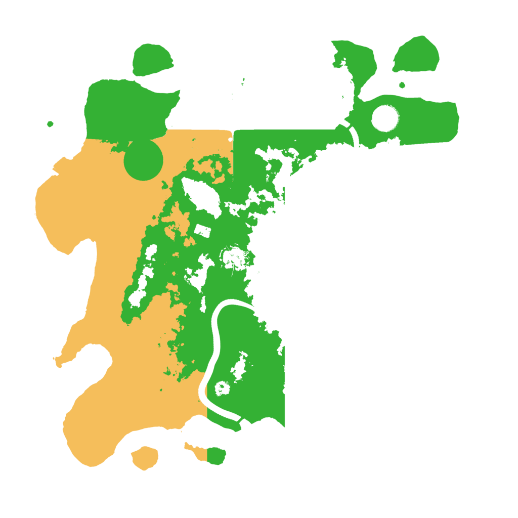 Biome Rust Map: Procedural Map, Size: 3500, Seed: 4540313