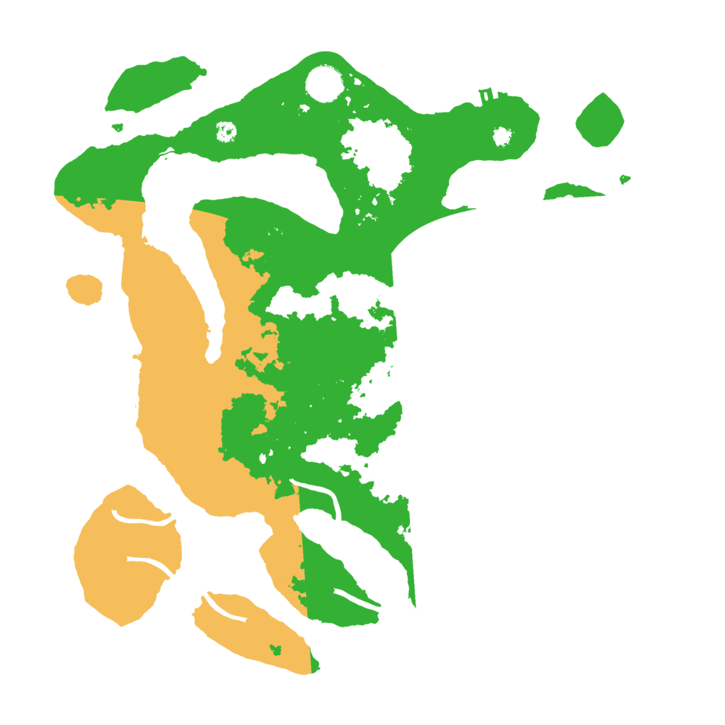 Biome Rust Map: Procedural Map, Size: 3500, Seed: 3988851