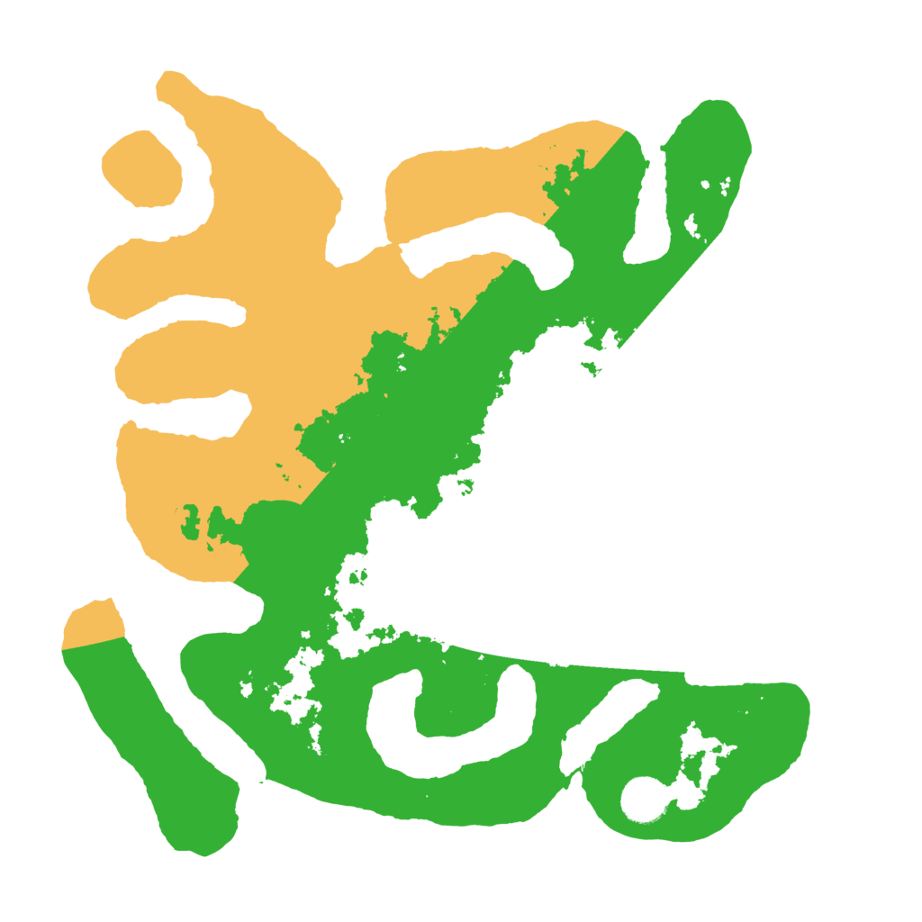 Biome Rust Map: Barren, Size: 3500, Seed: 808979