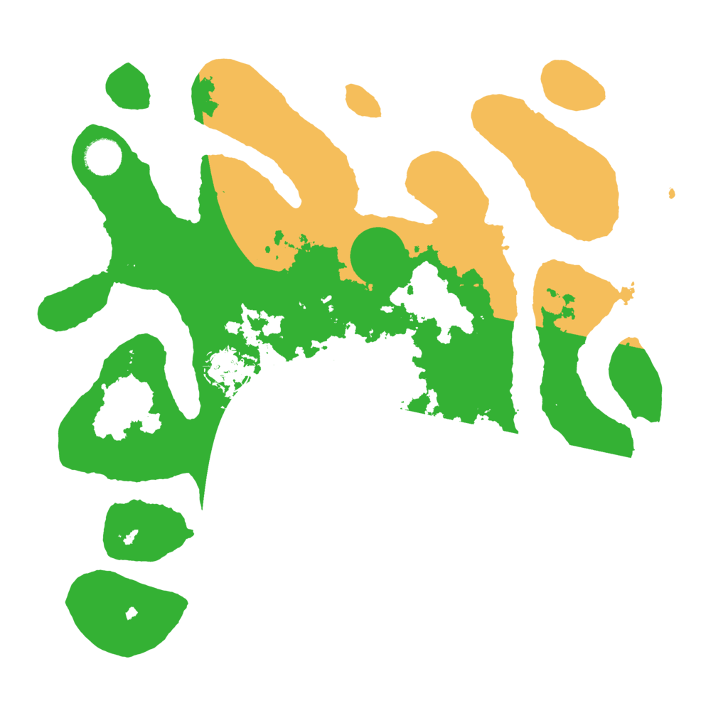 Biome Rust Map: Barren, Size: 3500, Seed: 2555116