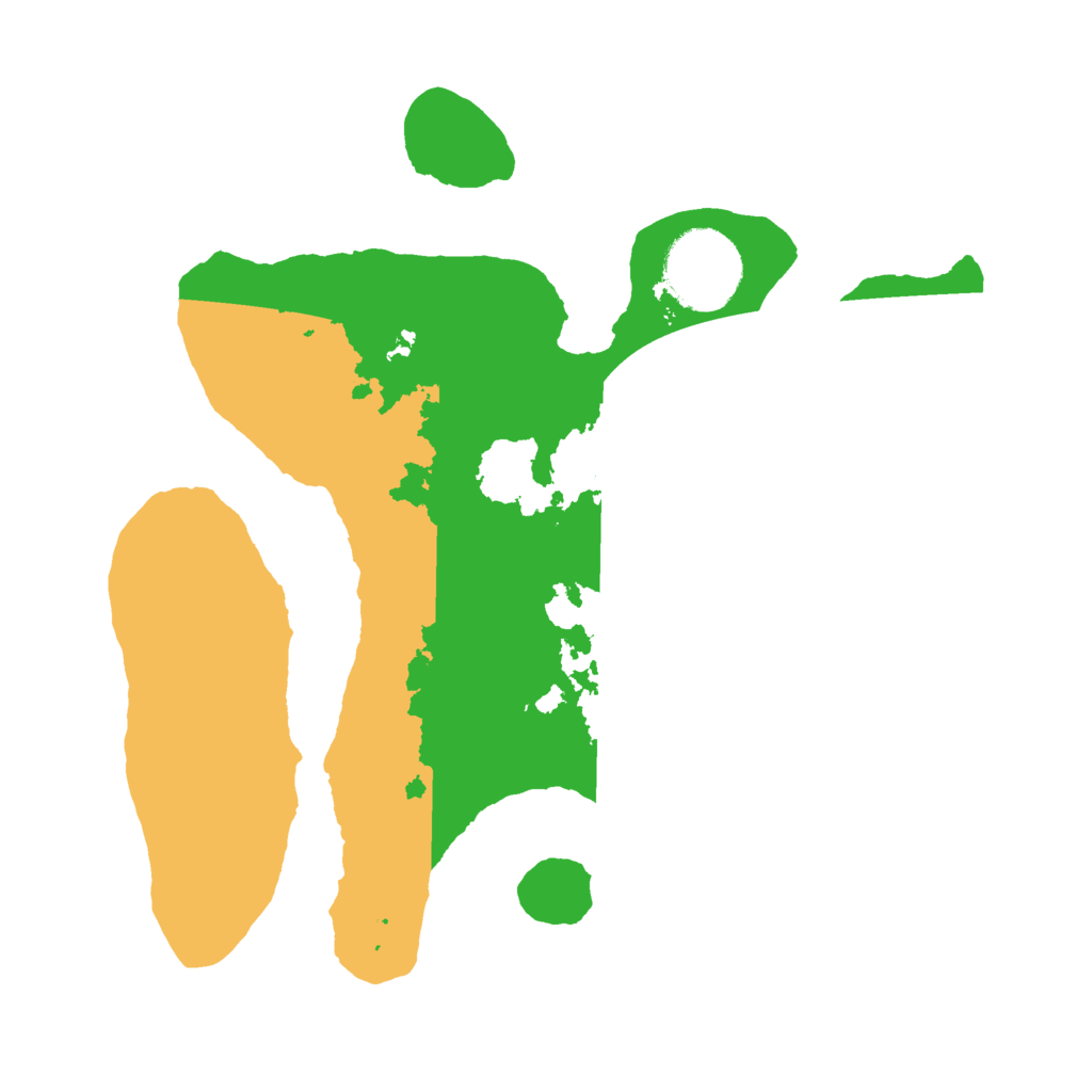 Biome Rust Map: Barren, Size: 2500, Seed: 3245348