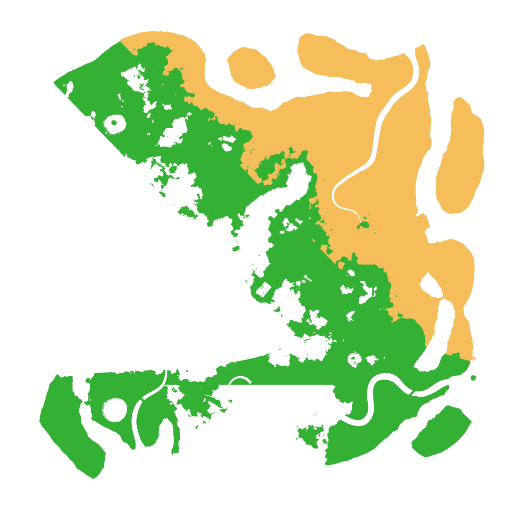 Biome Rust Map: Procedural Map, Size: 3800, Seed: 6745