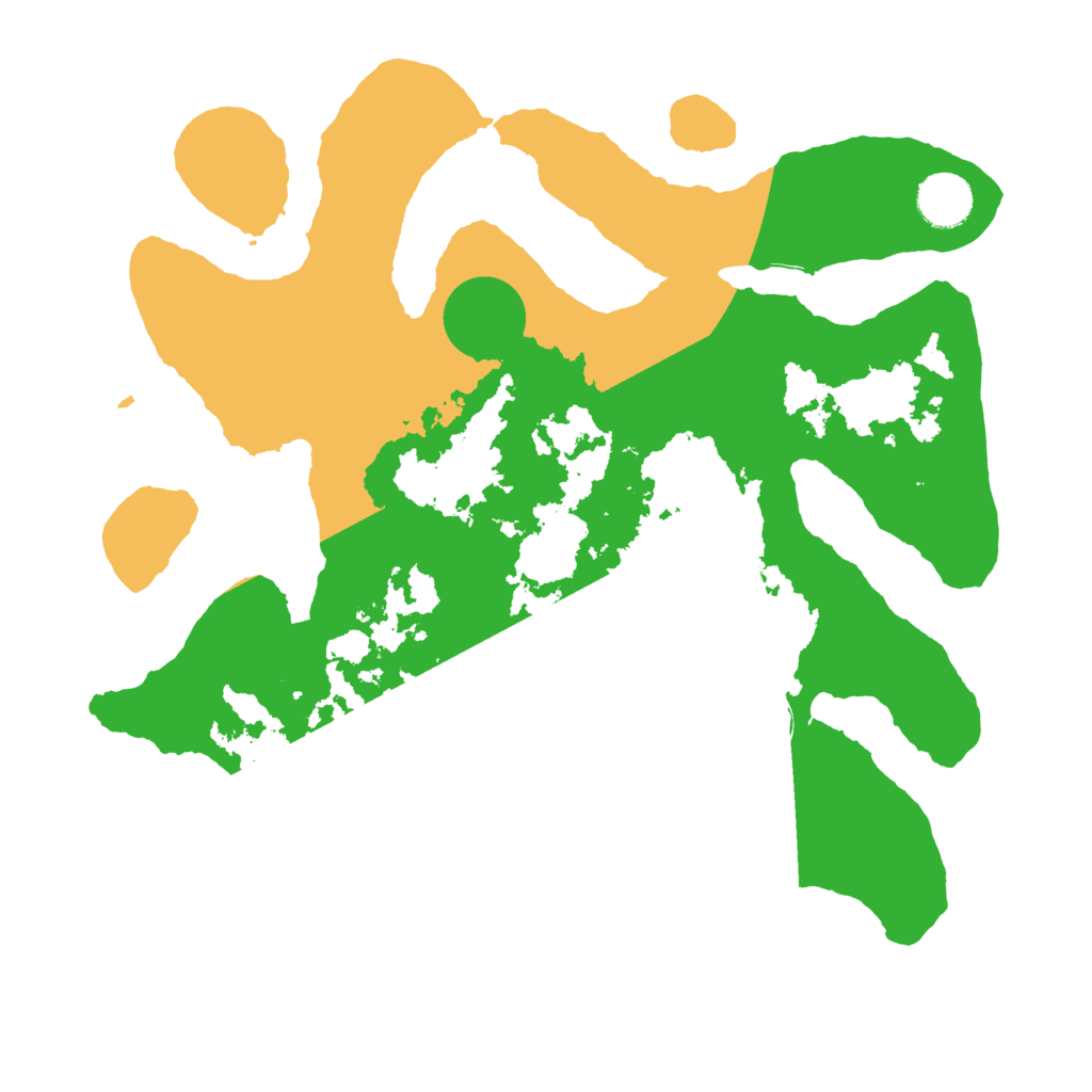 Biome Rust Map: Barren, Size: 3500, Seed: 4170303