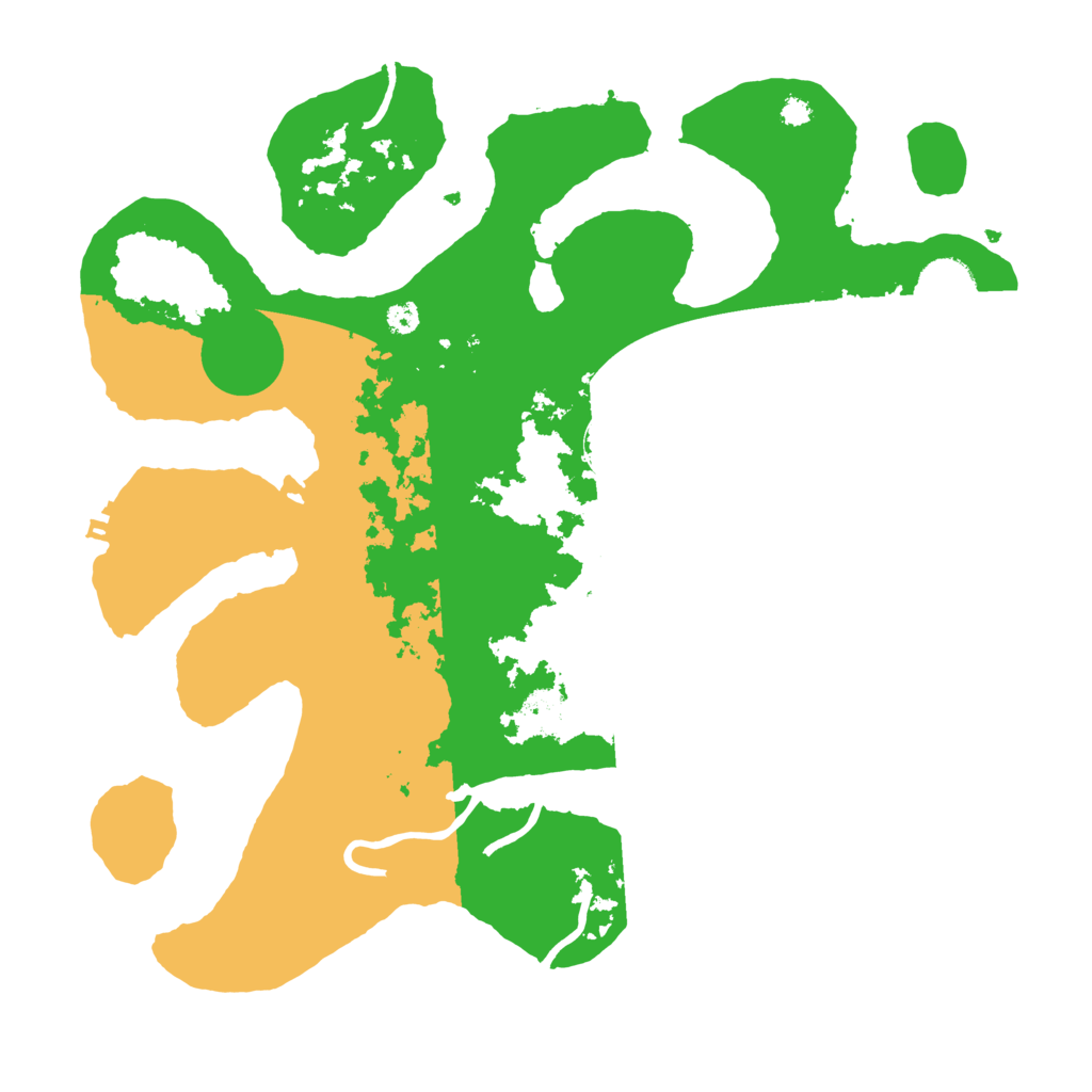 Biome Rust Map: Procedural Map, Size: 3500, Seed: 893499