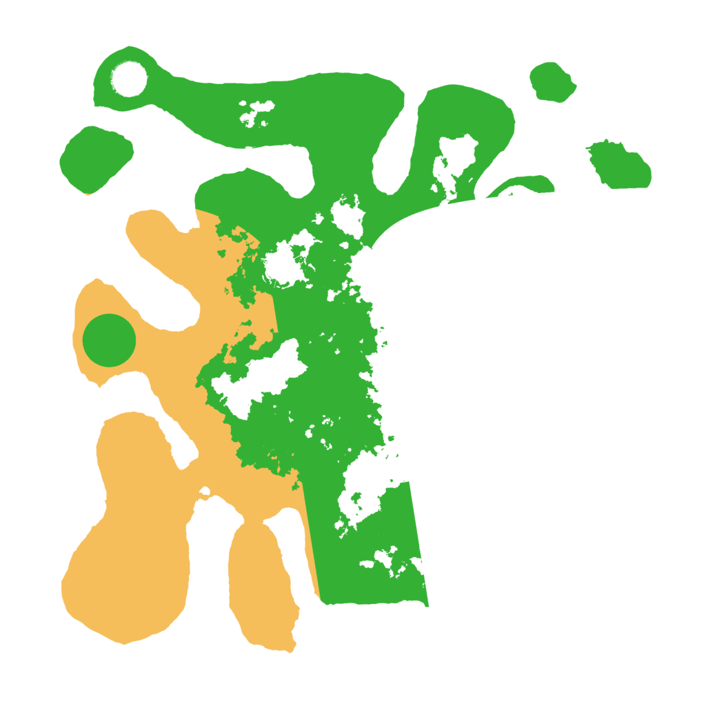 Biome Rust Map: Barren, Size: 3500, Seed: 3162545