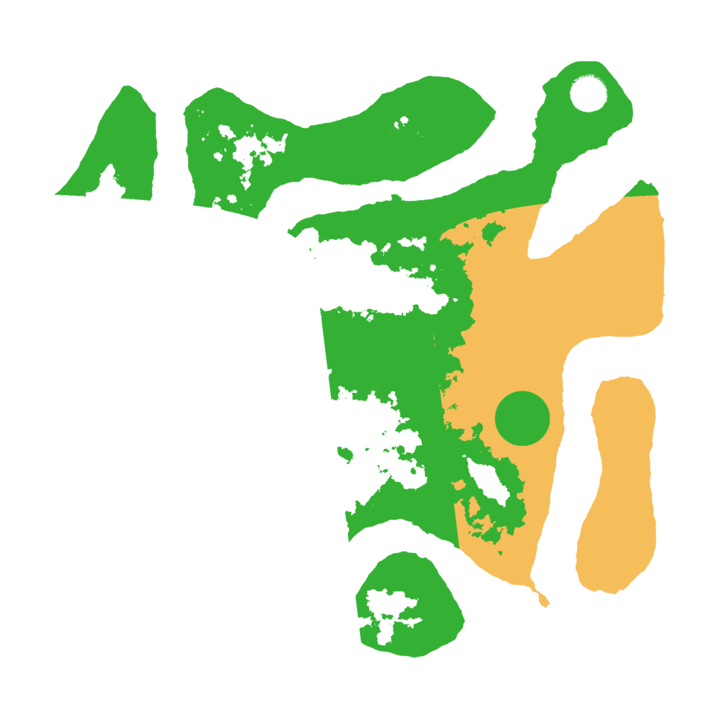 Biome Rust Map: Barren, Size: 3500, Seed: 5012172