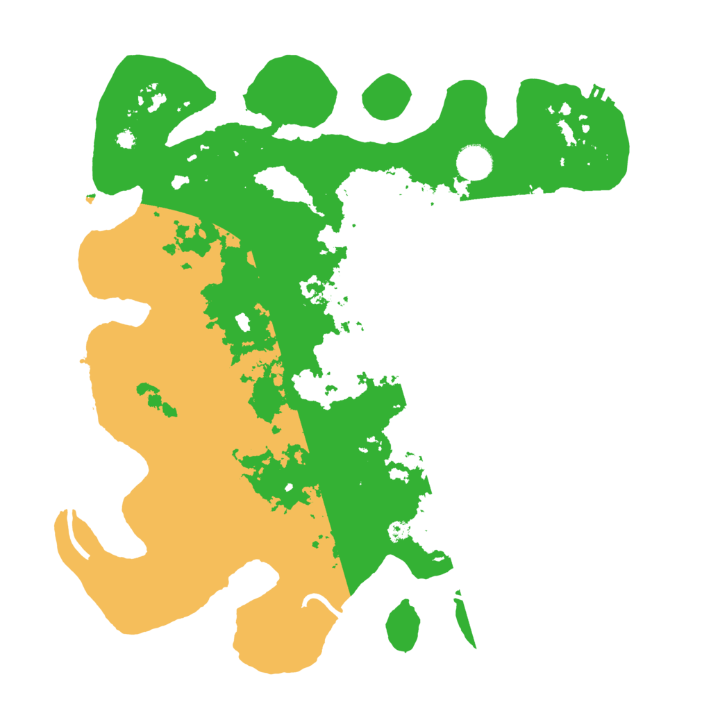 Biome Rust Map: Procedural Map, Size: 3500, Seed: 491823