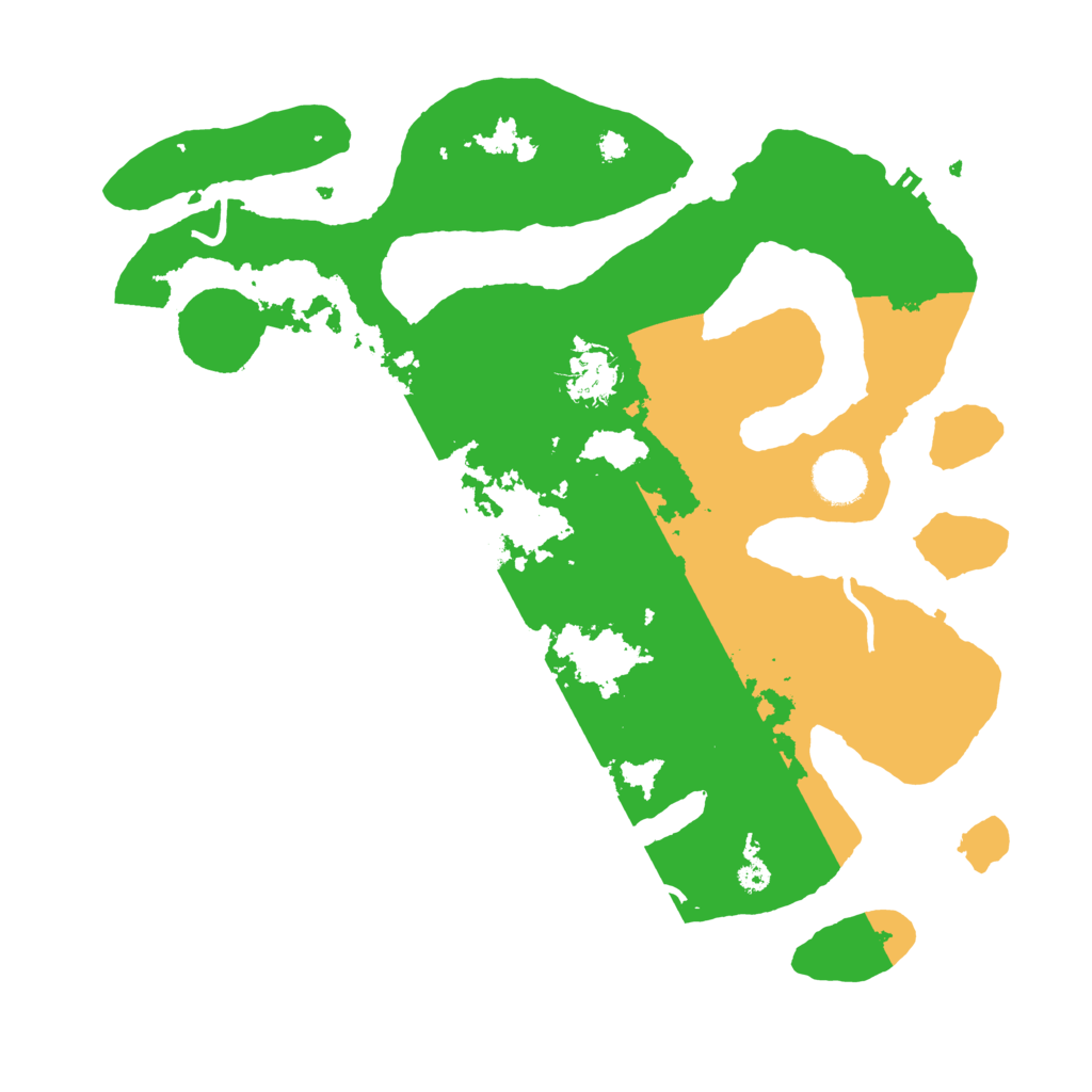 Biome Rust Map: Procedural Map, Size: 3500, Seed: 3304986