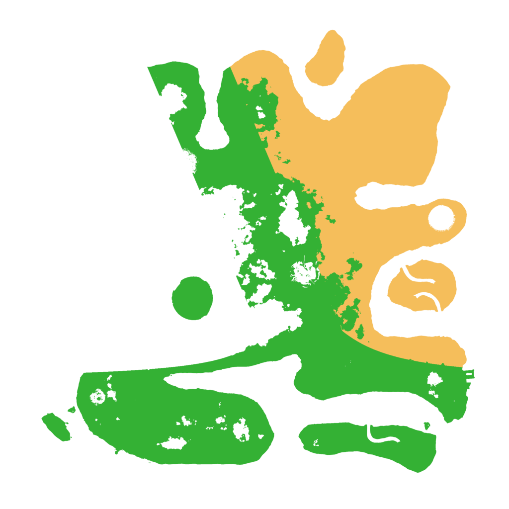 Biome Rust Map: Procedural Map, Size: 3500, Seed: 4723251