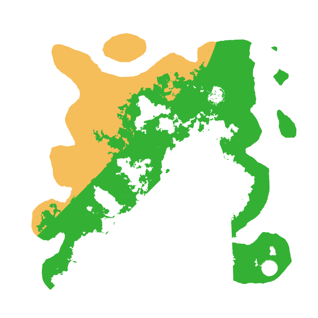 Biome Rust Map: Barren, Size: 3500, Seed: 5439968