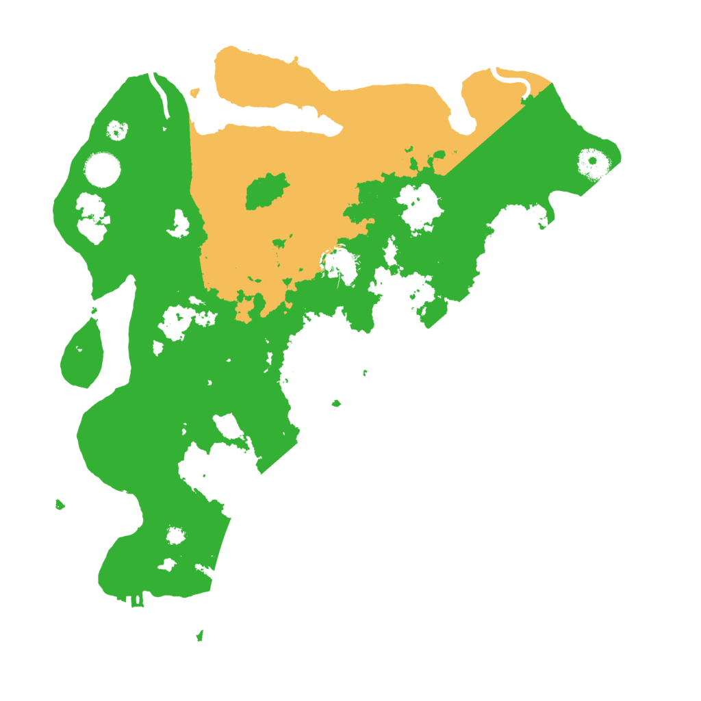 Biome Rust Map: Procedural Map, Size: 3500, Seed: 4879748