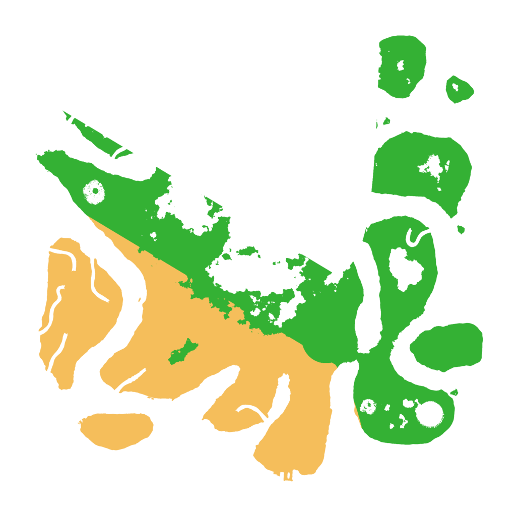 Biome Rust Map: Procedural Map, Size: 3500, Seed: 3725368