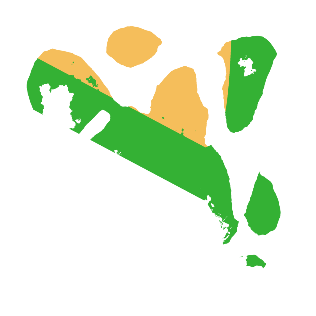 Biome Rust Map: Barren, Size: 2500, Seed: 2662930