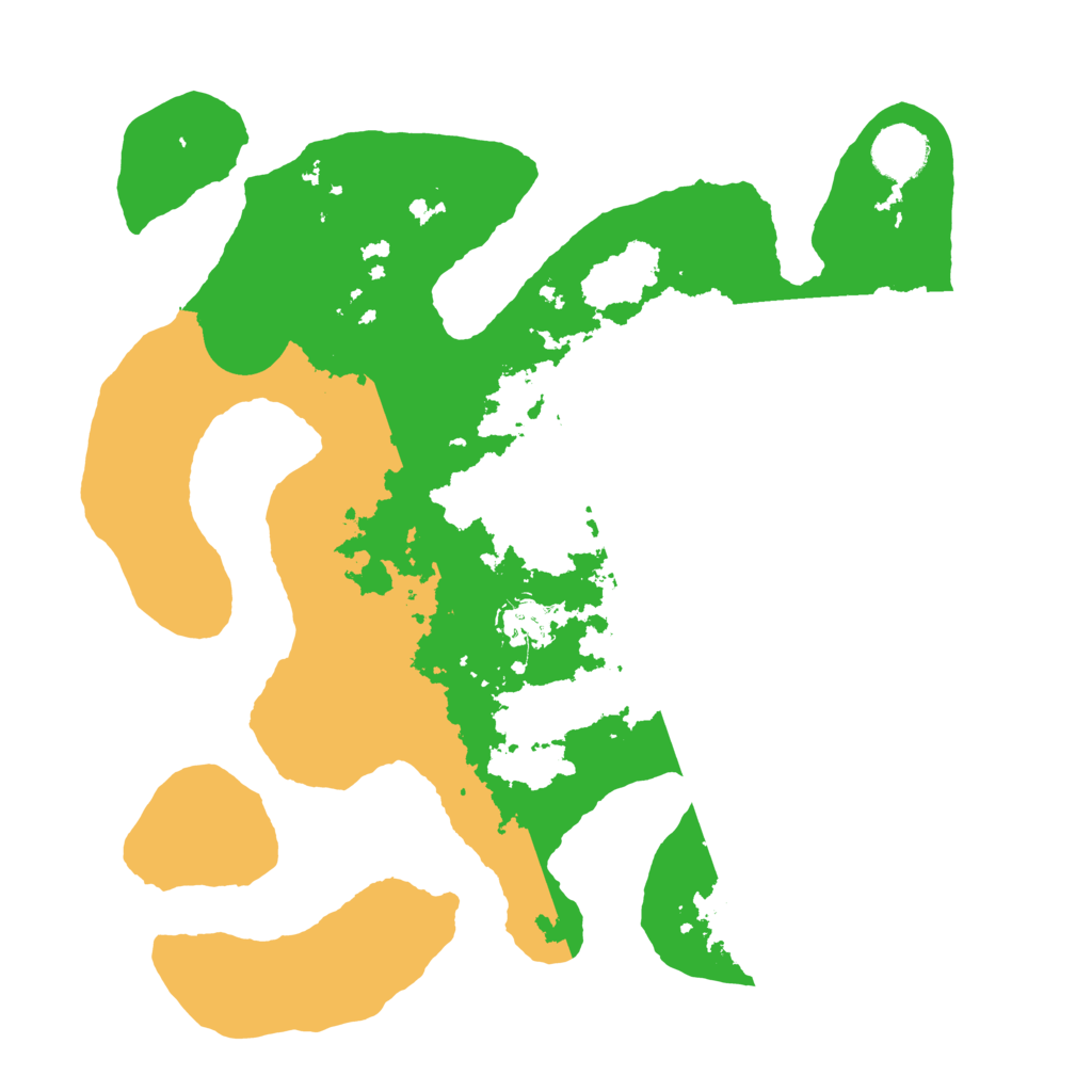 Biome Rust Map: Barren, Size: 3500, Seed: 657712