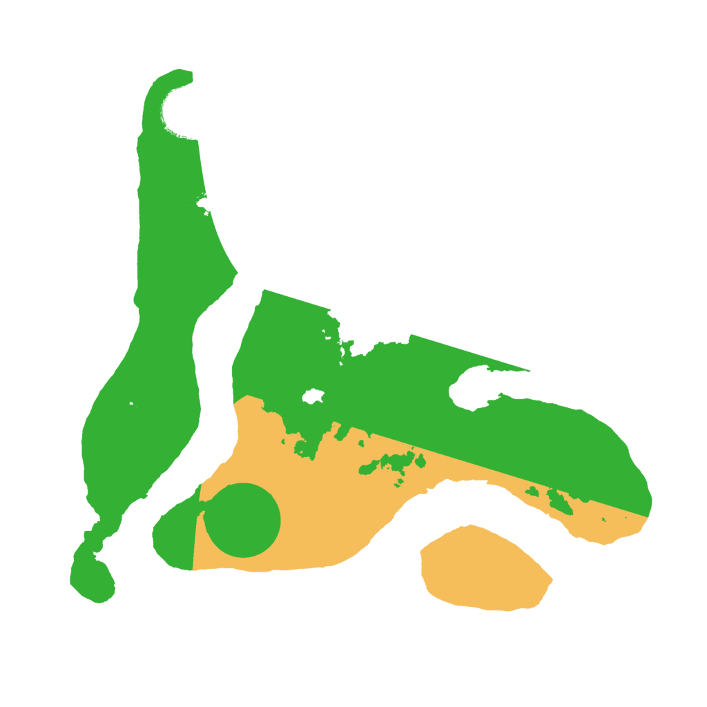 Biome Rust Map: Barren, Size: 2500, Seed: 1997314