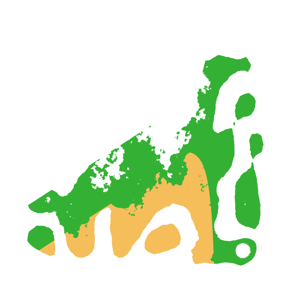 Biome Rust Map: Barren, Size: 3500, Seed: 2226526