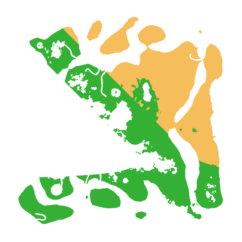 Biome Rust Map: Procedural Map, Size: 3850, Seed: 263497521