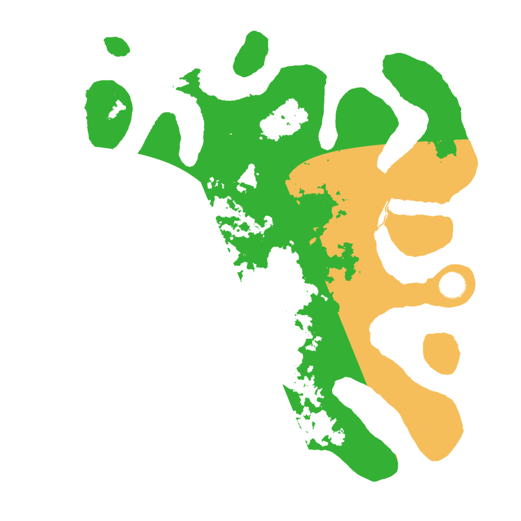 Biome Rust Map: Barren, Size: 3500, Seed: 2483315