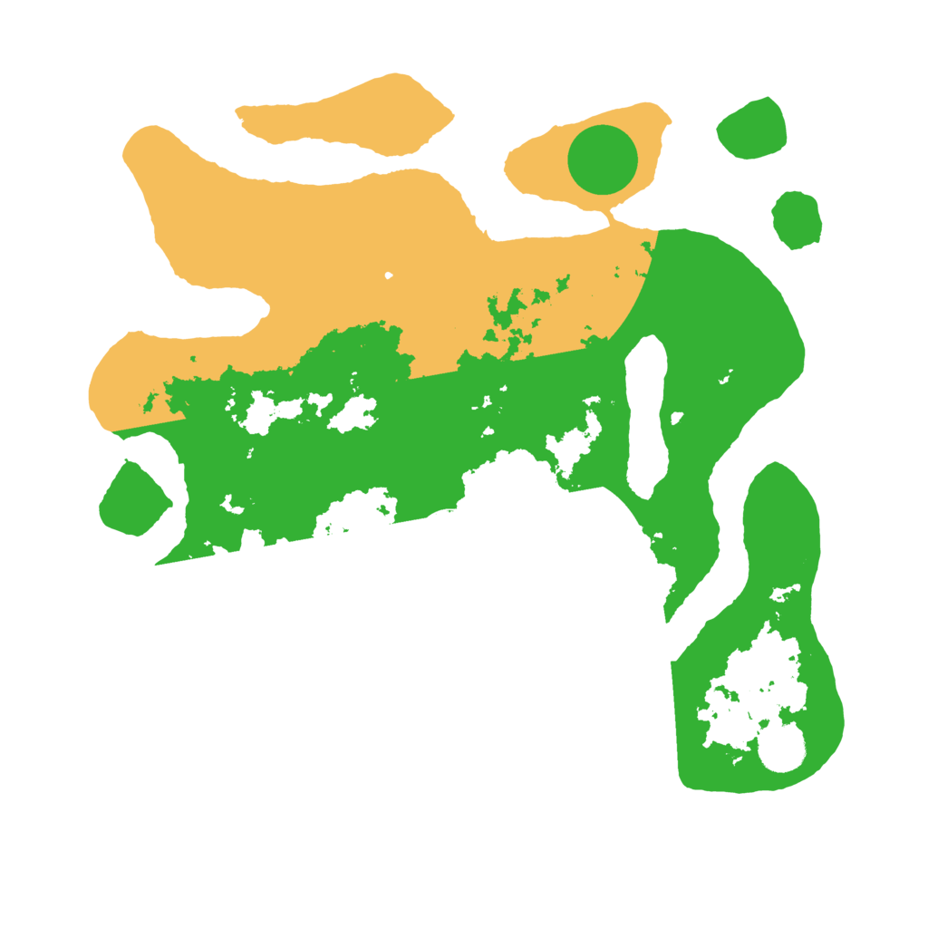 Biome Rust Map: Barren, Size: 3500, Seed: 4286908