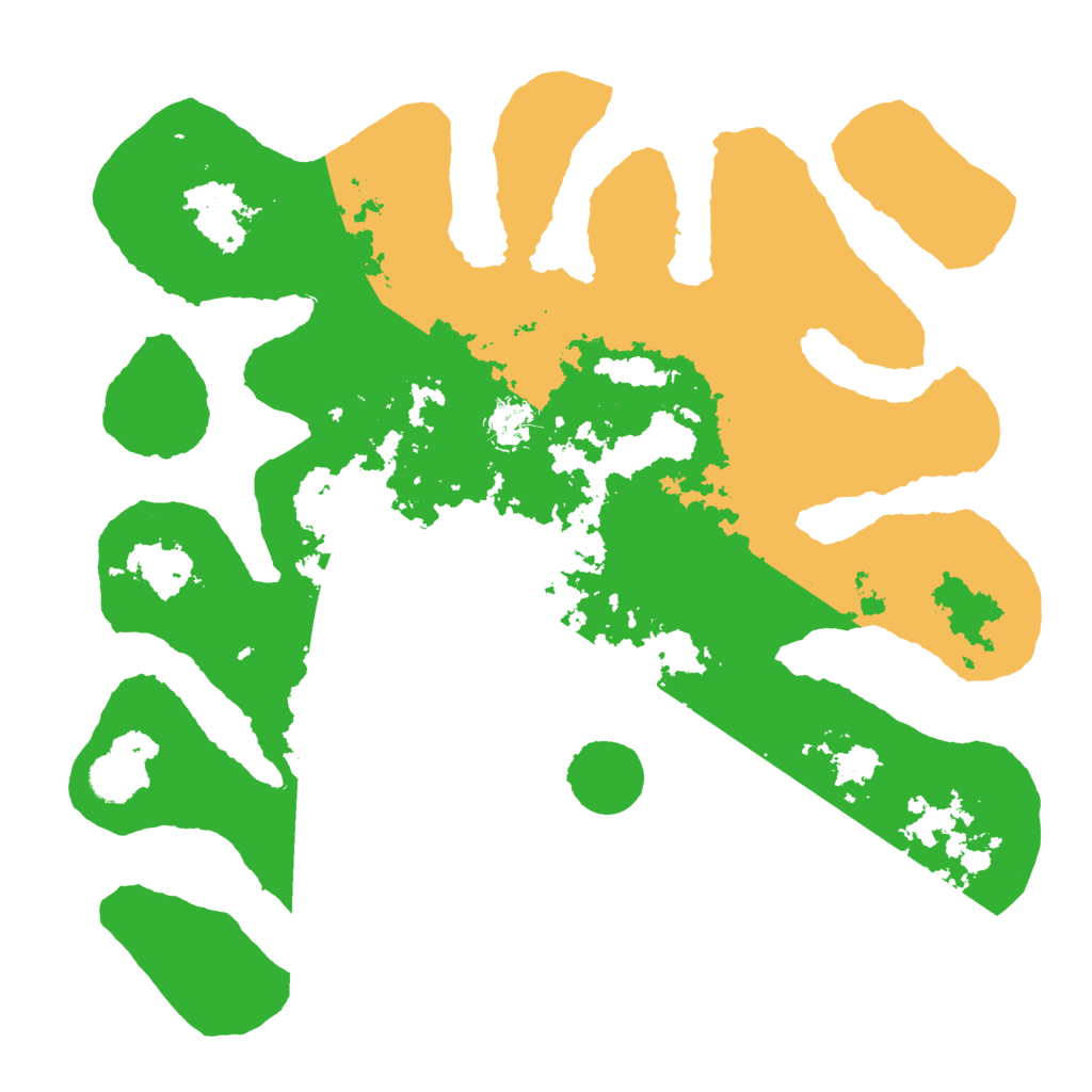 Biome Rust Map: Barren, Size: 4000, Seed: 1266796474