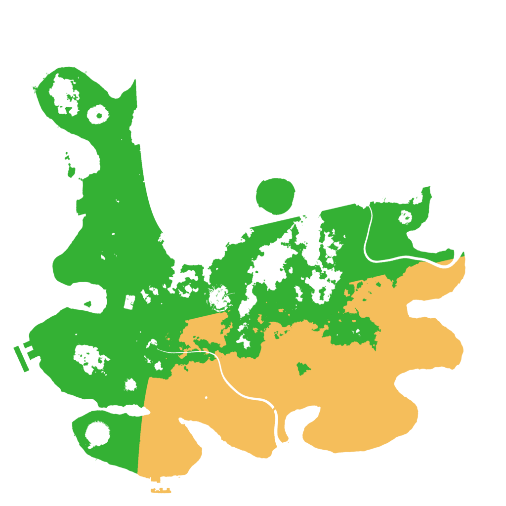 Biome Rust Map: Procedural Map, Size: 3800, Seed: 2165423