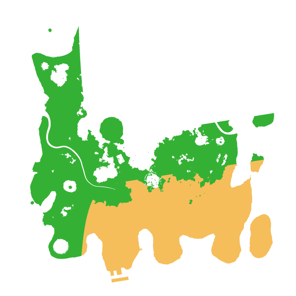 Biome Rust Map: Procedural Map, Size: 3500, Seed: 4857527