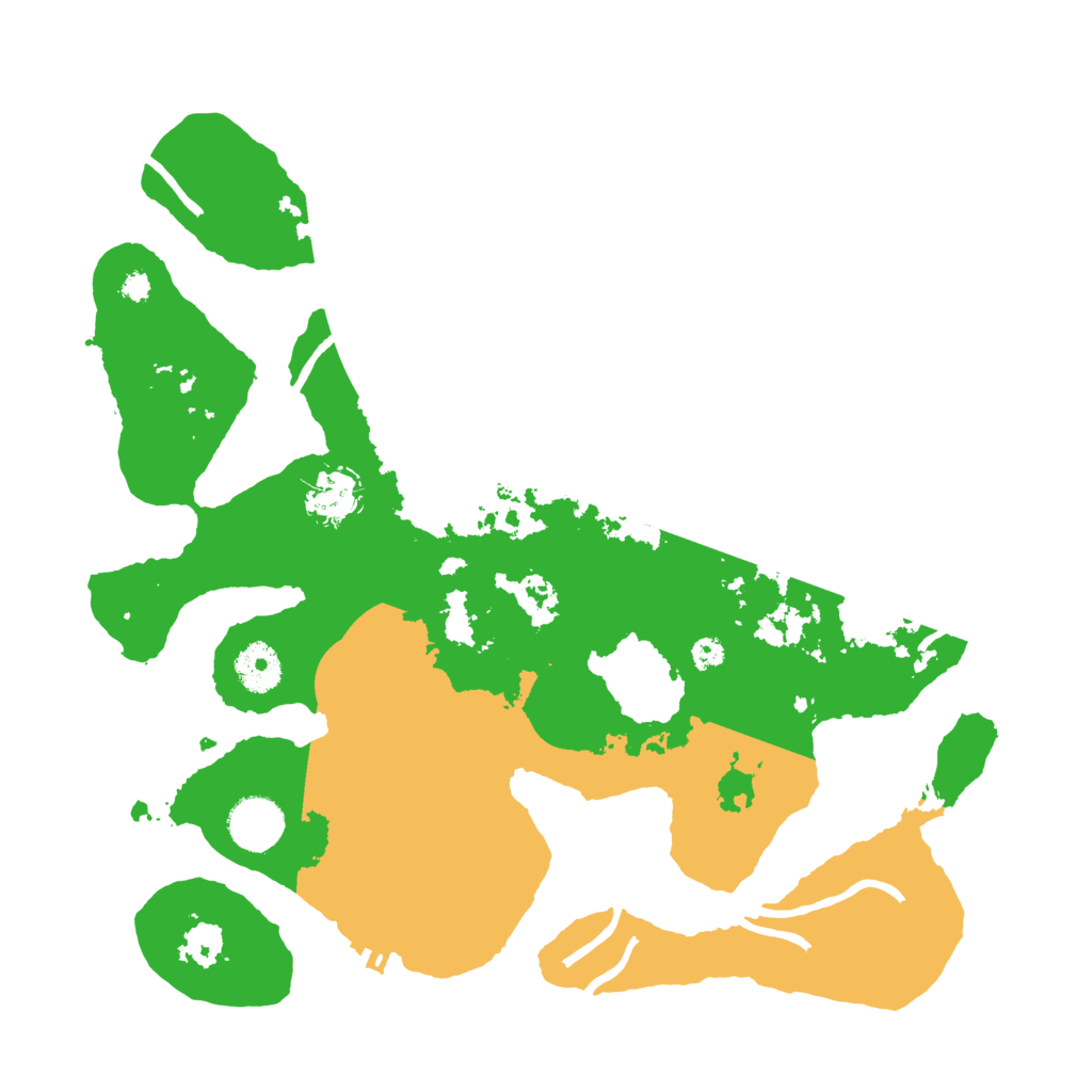 Biome Rust Map: Procedural Map, Size: 3500, Seed: 3467248