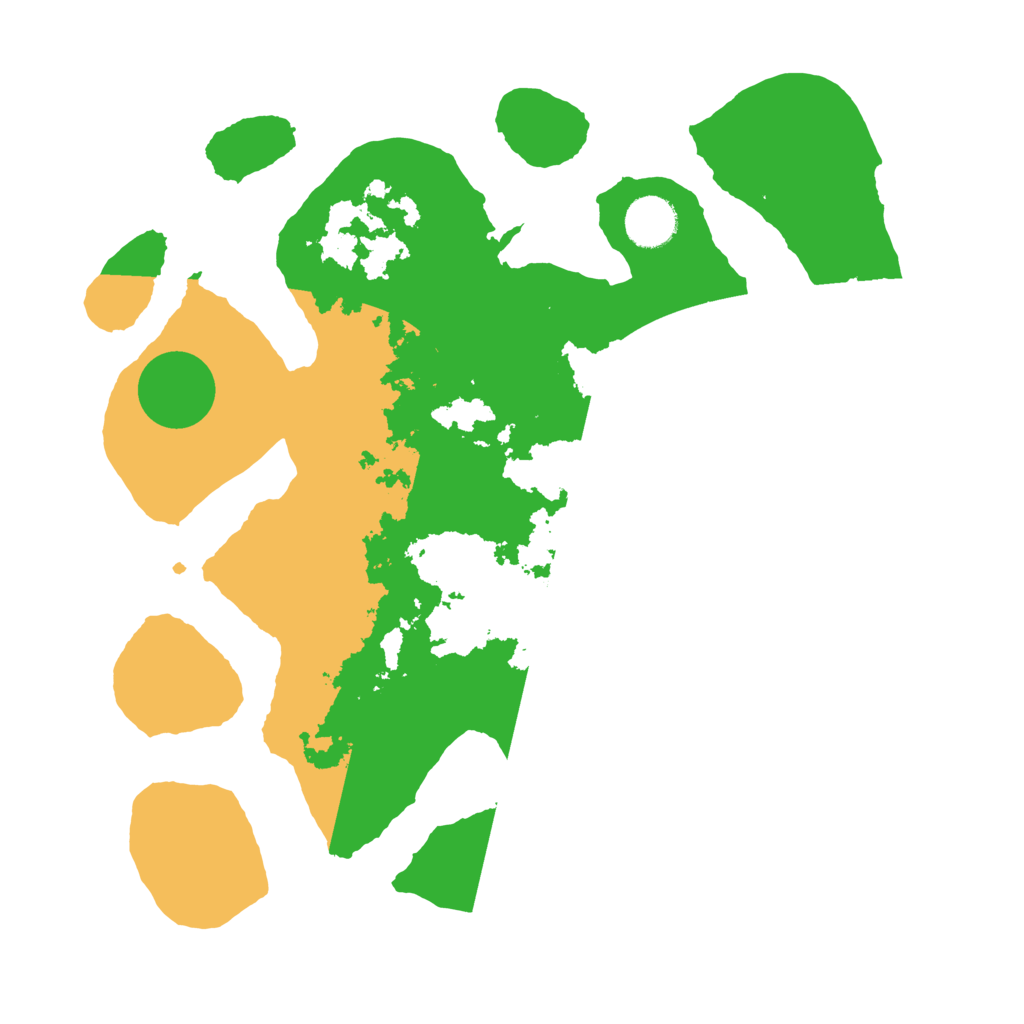 Biome Rust Map: Barren, Size: 3500, Seed: 1964369