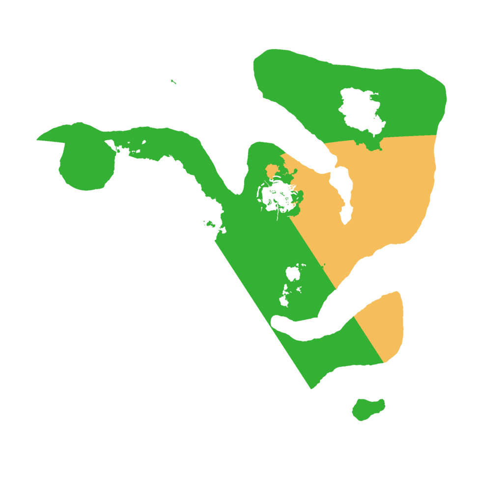 Biome Rust Map: Barren, Size: 2500, Seed: 5972073