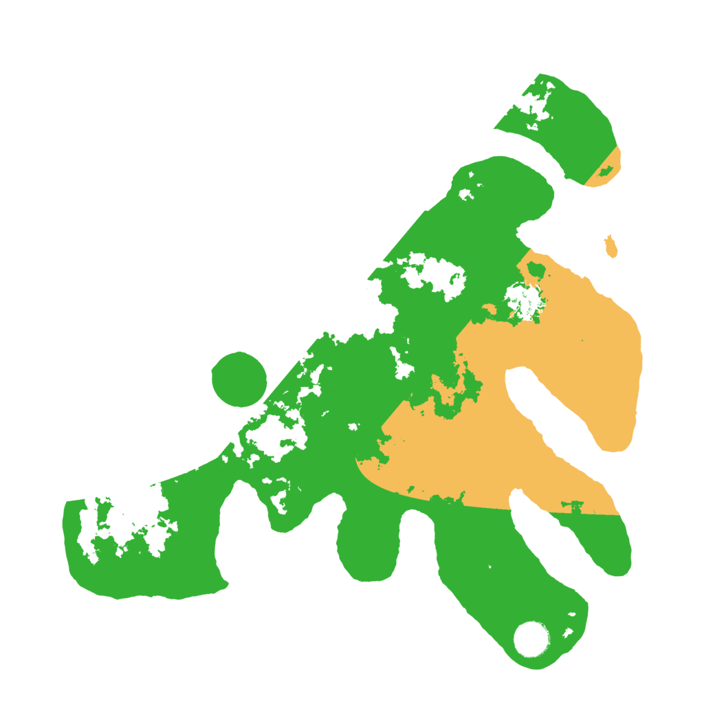 Biome Rust Map: Barren, Size: 3500, Seed: 5973332