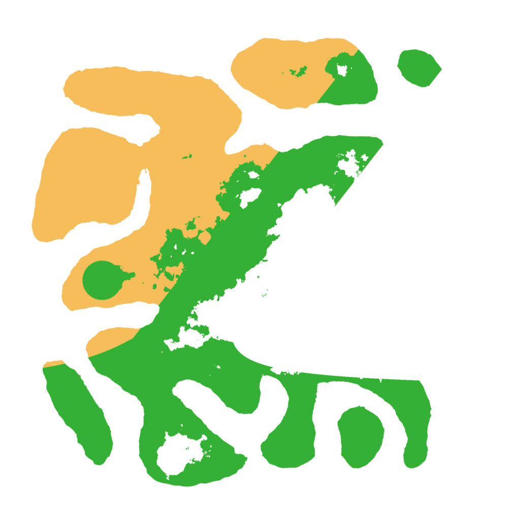 Biome Rust Map: Barren, Size: 3500, Seed: 6369083