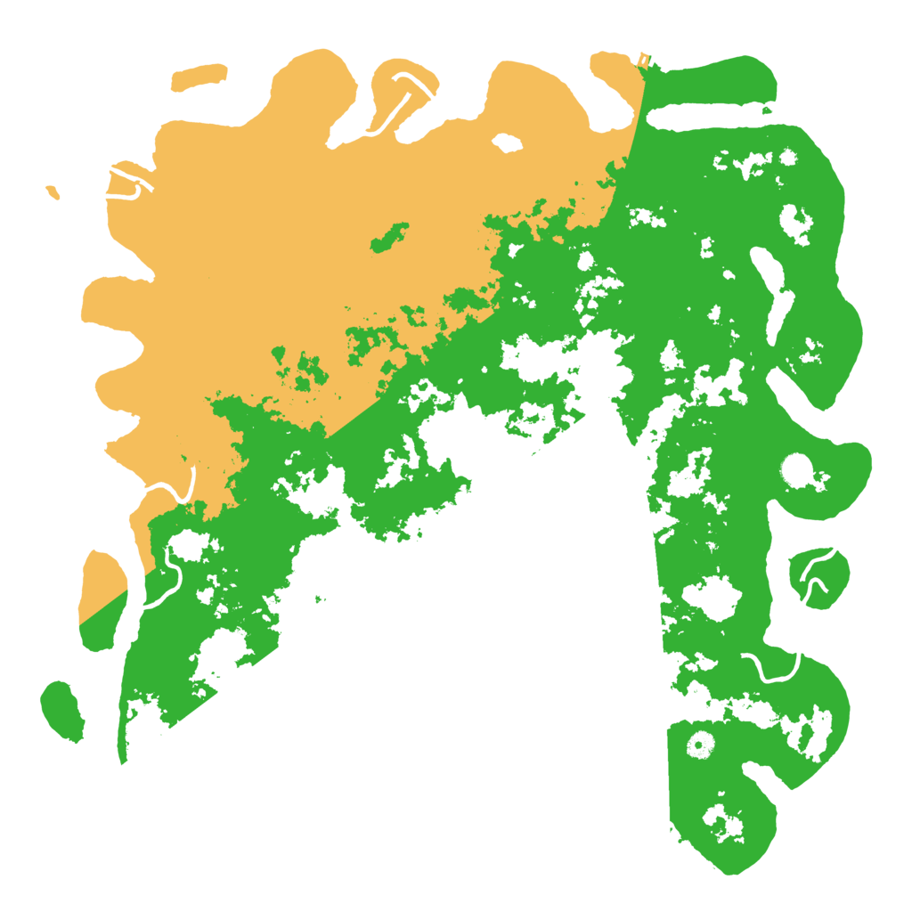 Biome Rust Map: Procedural Map, Size: 5000, Seed: 482376