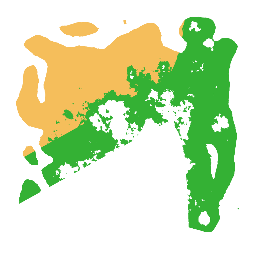 Biome Rust Map: Barren, Size: 4000, Seed: 1944637263