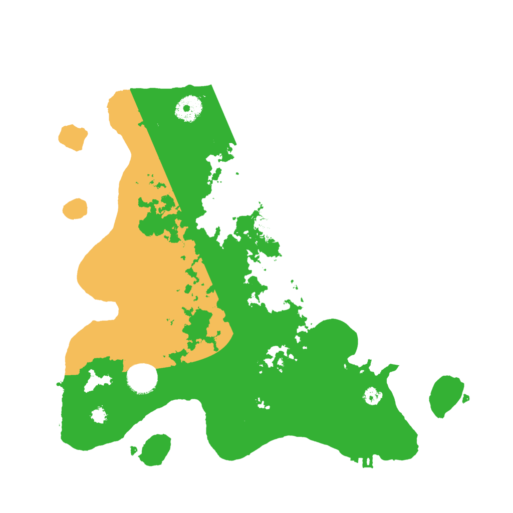 Biome Rust Map: Procedural Map, Size: 3000, Seed: 2437659