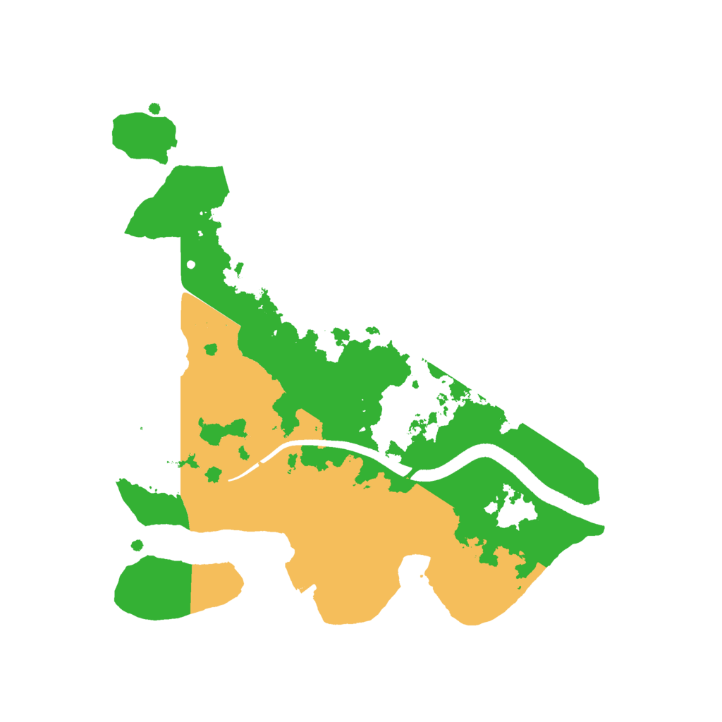 Biome Rust Map: Procedural Map, Size: 2500, Seed: 1324989057
