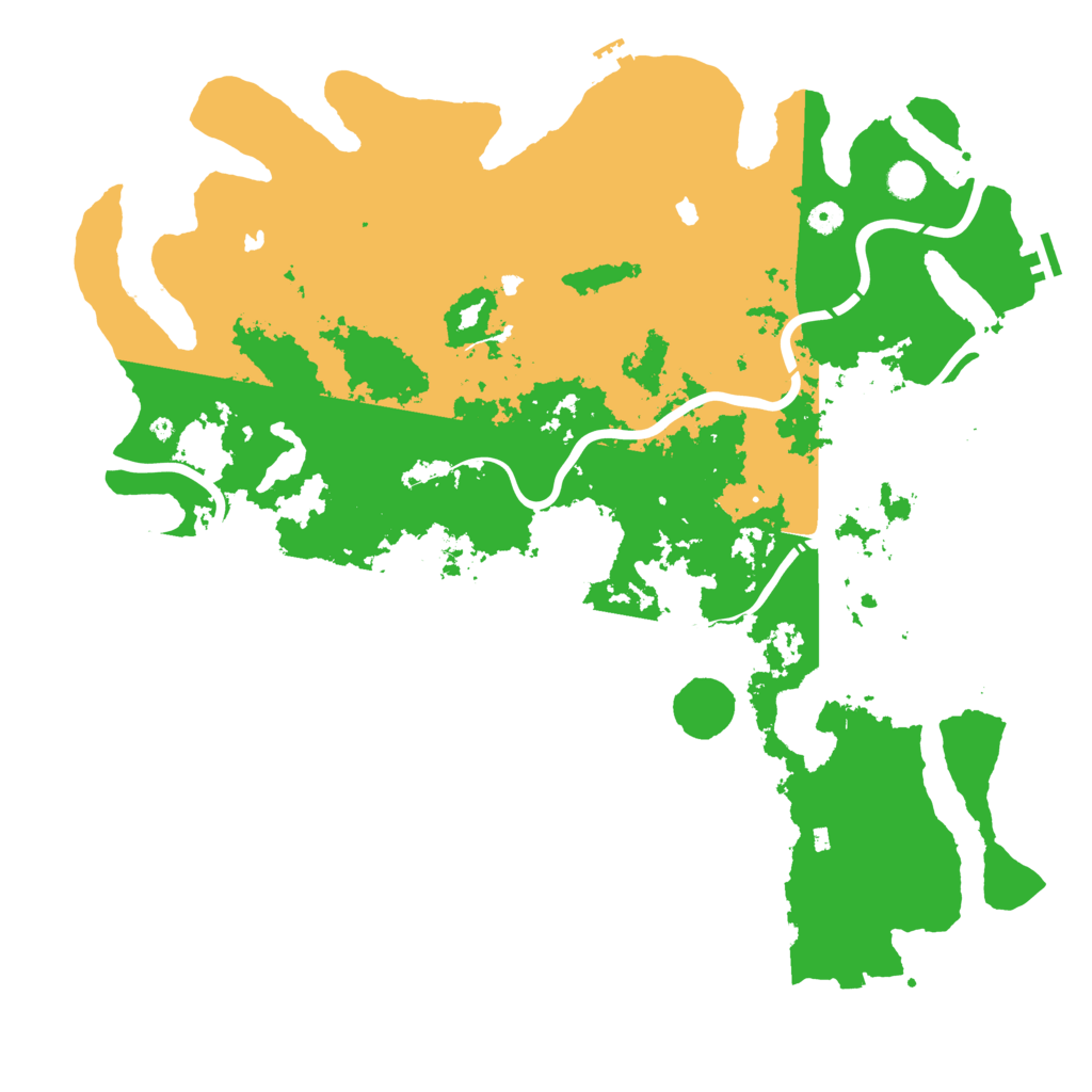 Biome Rust Map: Procedural Map, Size: 5000, Seed: 1593828480