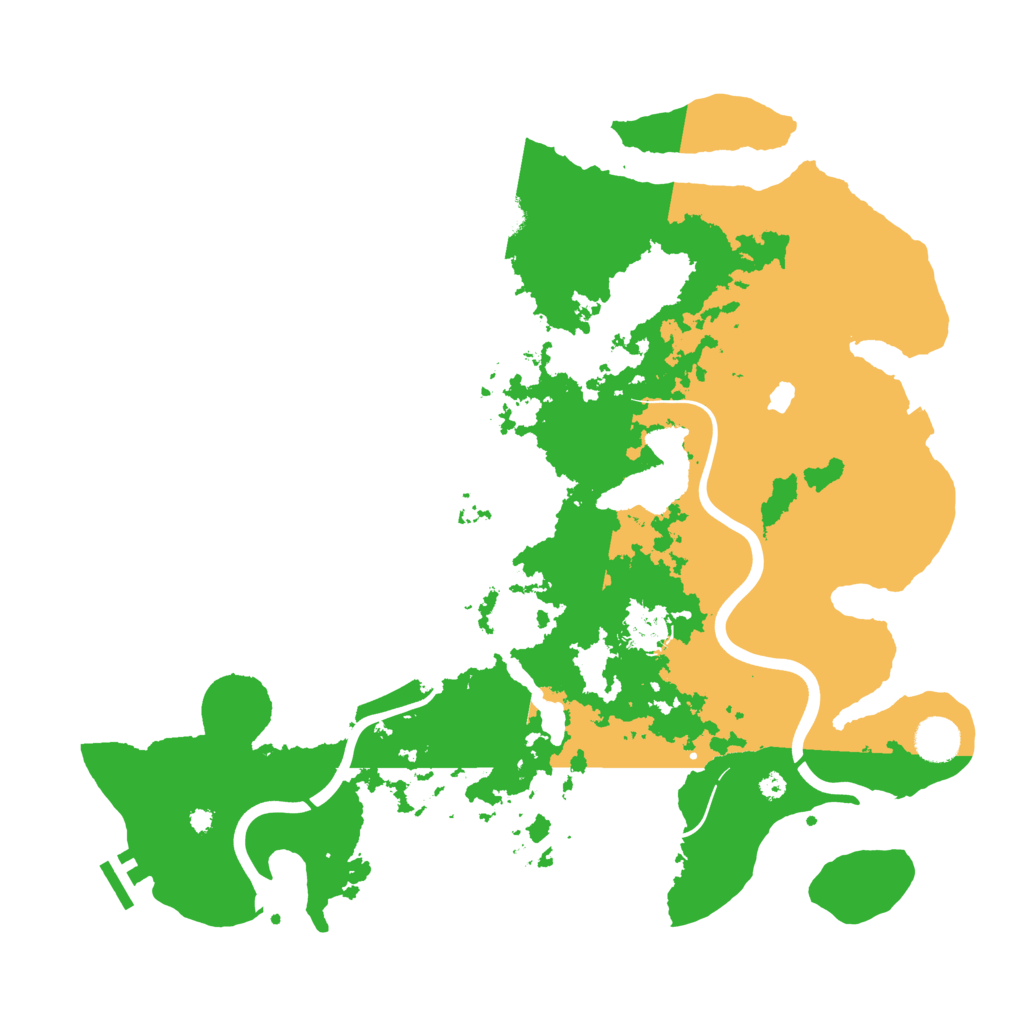 Biome Rust Map: Procedural Map, Size: 4000, Seed: 801338640