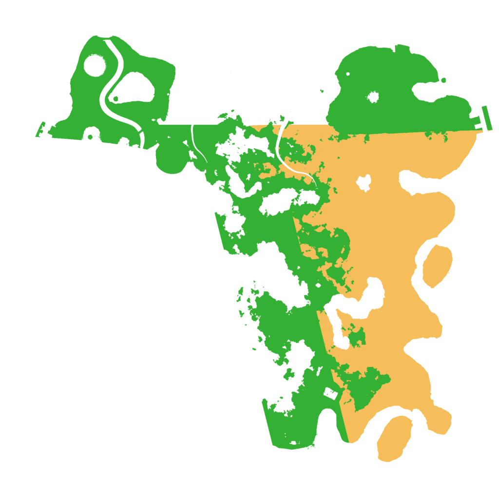 Biome Rust Map: Procedural Map, Size: 4000, Seed: 3101622