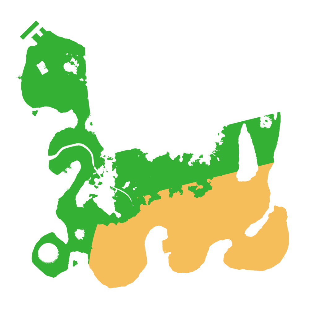 Biome Rust Map: Procedural Map, Size: 2799, Seed: 1