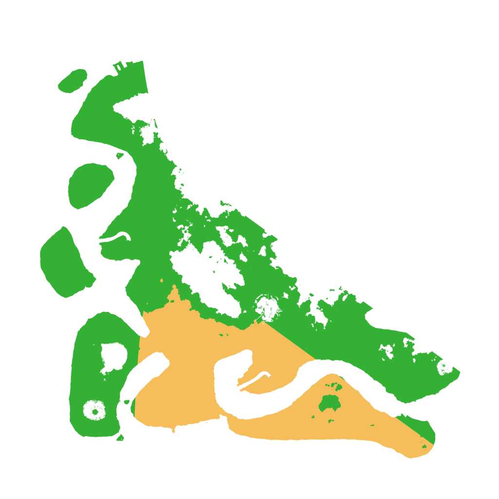 Biome Rust Map: Procedural Map, Size: 3500, Seed: 4980113