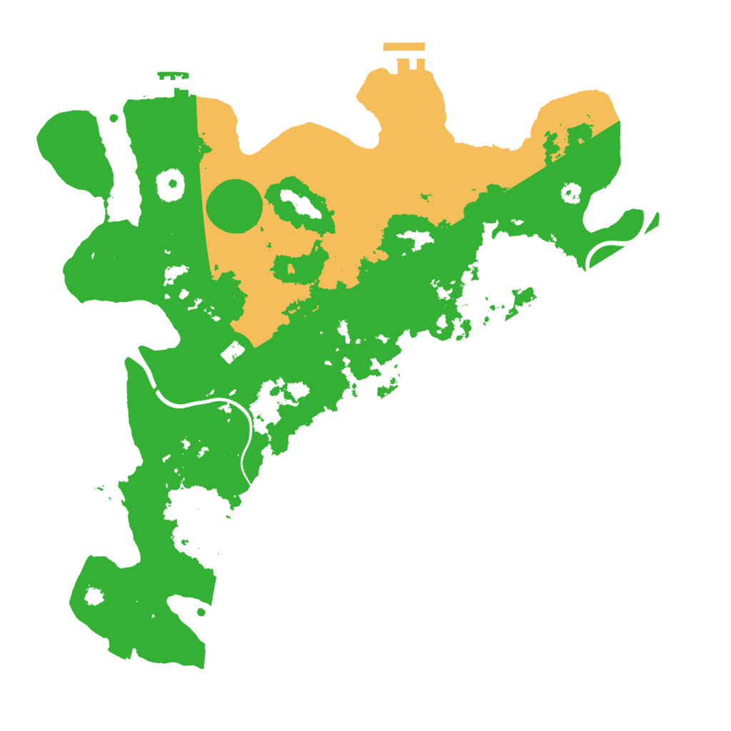 Biome Rust Map: Procedural Map, Size: 3550, Seed: 532794