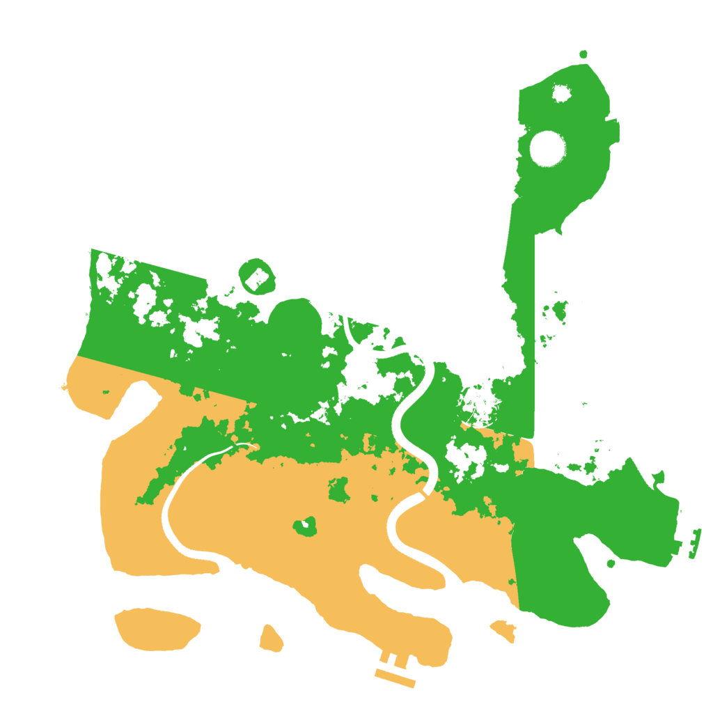 Biome Rust Map: Procedural Map, Size: 3500, Seed: 3361632