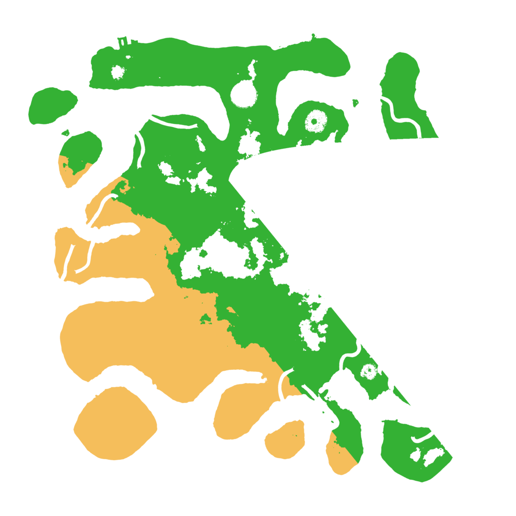 Biome Rust Map: Procedural Map, Size: 3500, Seed: 1643432