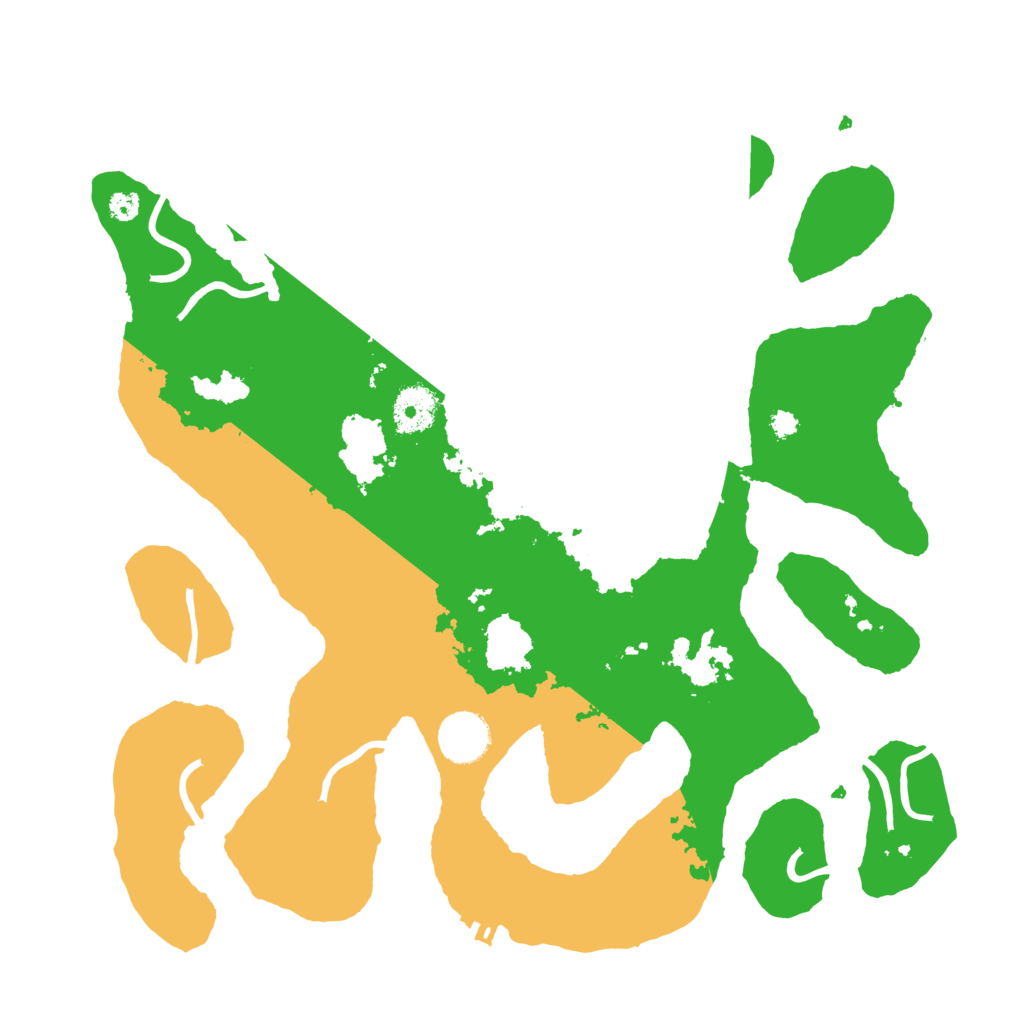 Biome Rust Map: Procedural Map, Size: 3500, Seed: 1404587