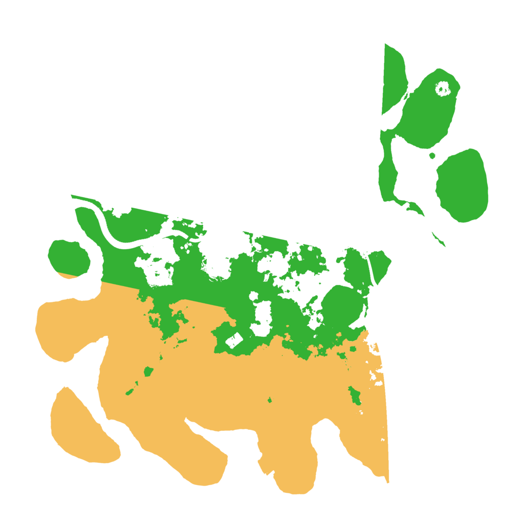 Biome Rust Map: Procedural Map, Size: 3500, Seed: 4858613