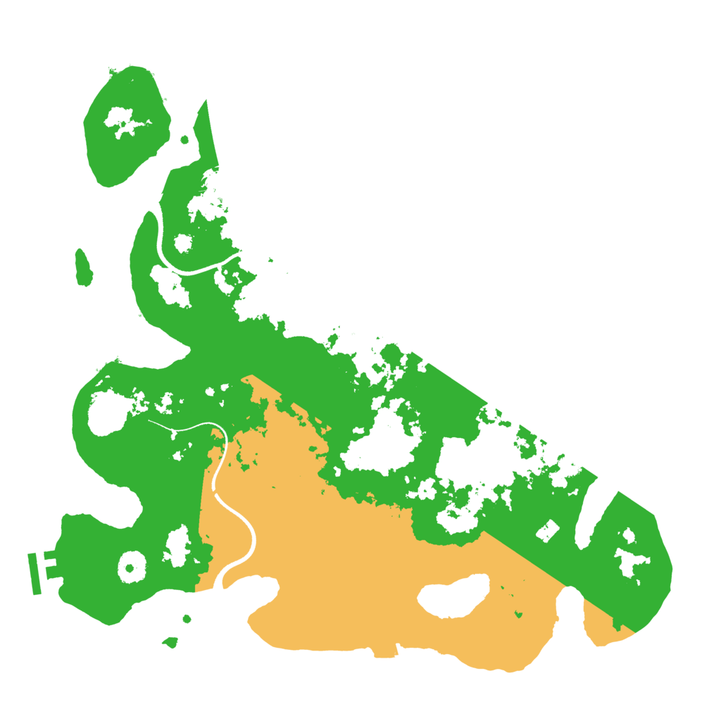 Biome Rust Map: Procedural Map, Size: 3500, Seed: 4780346
